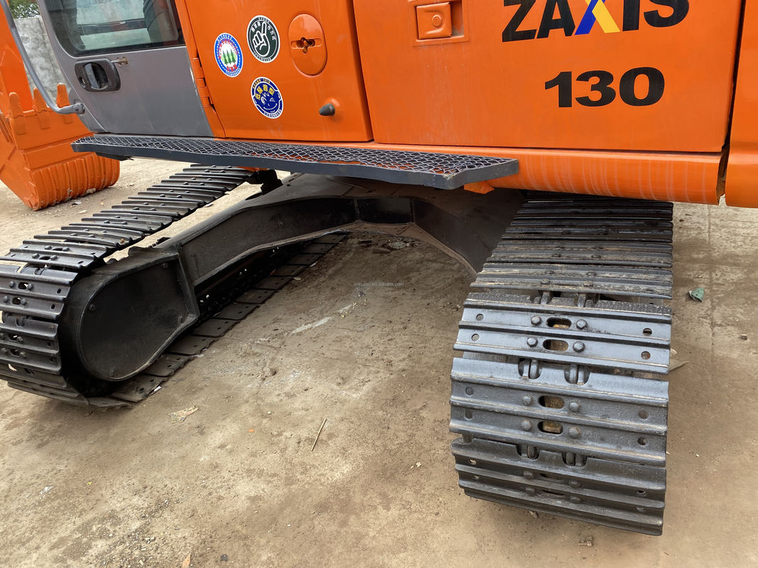 هيتاشي بيع ساخن الحفرة الزحفية هيتاشي ZX130 يد ثانية هيدروليكية حالة جيدة/آلة حفرة مستعملة سعر رخيص