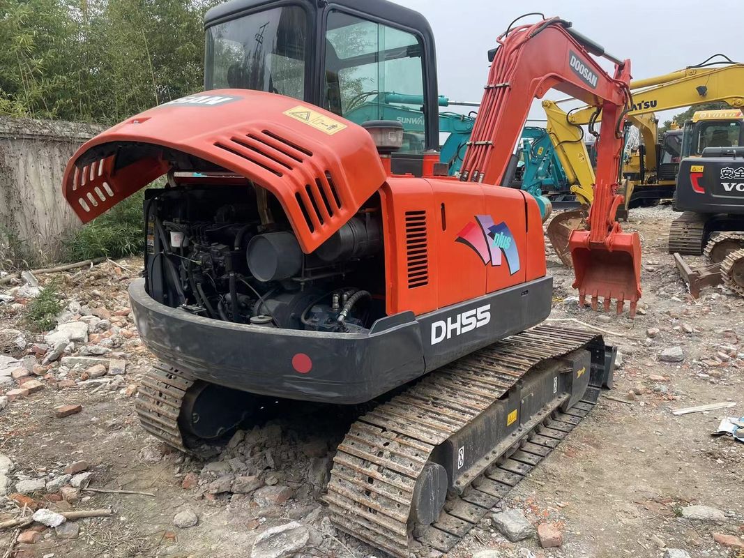 حالة عمل جيدة MINI DOOSAN DH55/SECONDN يد DOOSAN الحفر DOOSAN DH 55