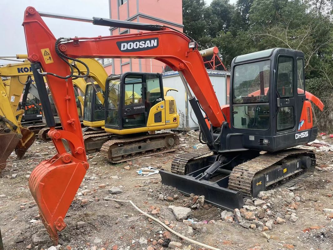 حالة عمل جيدة MINI DOOSAN DH55/SECONDN يد DOOSAN الحفر DOOSAN DH 55