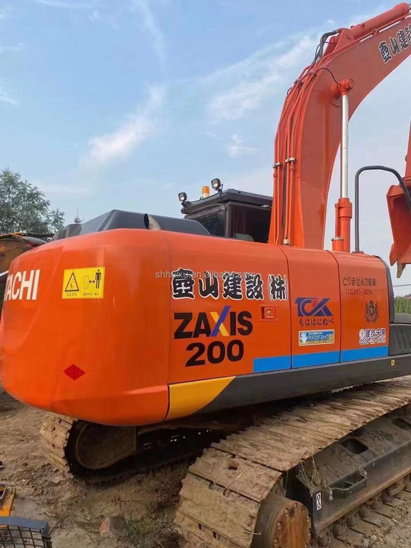 هيتاشي في المخزون هيتاشي ZX200-3 يد ثانية الحفرة الزحفية الهيدروليكية حالة جيدة/آلة حفر مستعملة هيتاشي ZX200-3 سعر رخيص