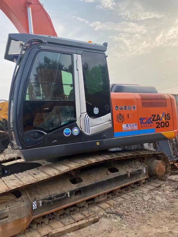 هيتاشي في المخزون هيتاشي ZX200-3 يد ثانية الحفرة الزحفية الهيدروليكية حالة جيدة/آلة حفر مستعملة هيتاشي ZX200-3 سعر رخيص