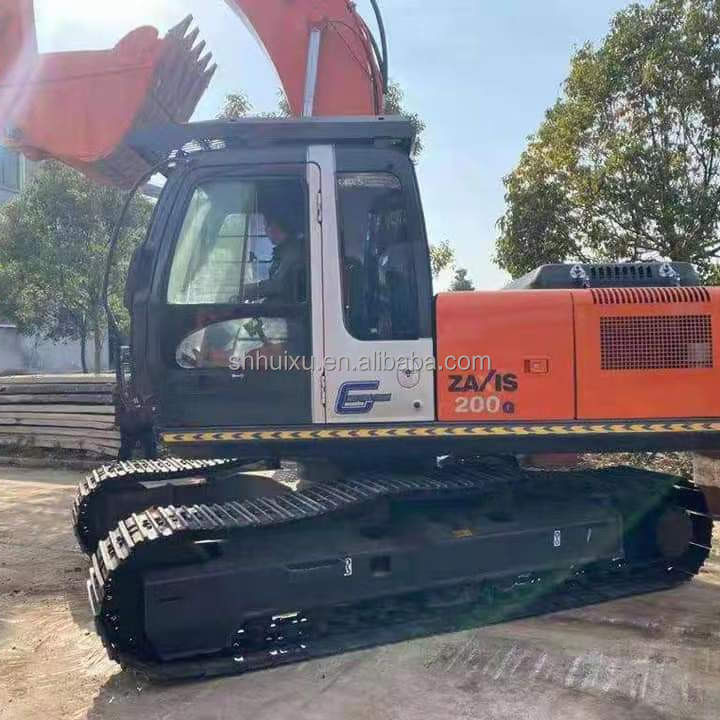 هيتاشي في المخزون حالة جيدة هيتاشي ZX200-5 يد ثانية حفرة الزحف الهيدروليكية/آلة حفر مستعملة هيتاشي ZX200-5 سعر رخيص