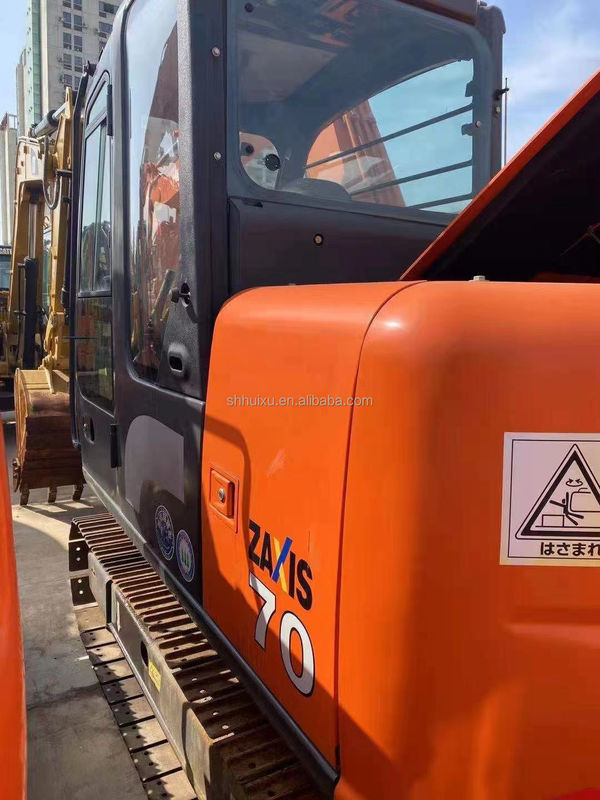 هيتاشي بيع ساخن عالية الجودة هيتاشي ZX70 يد ثانية الحفرة الزحفية الهيدروليكية/حفرة مصغرة مستعملة هيتاشي ZX70 سعر رخيص