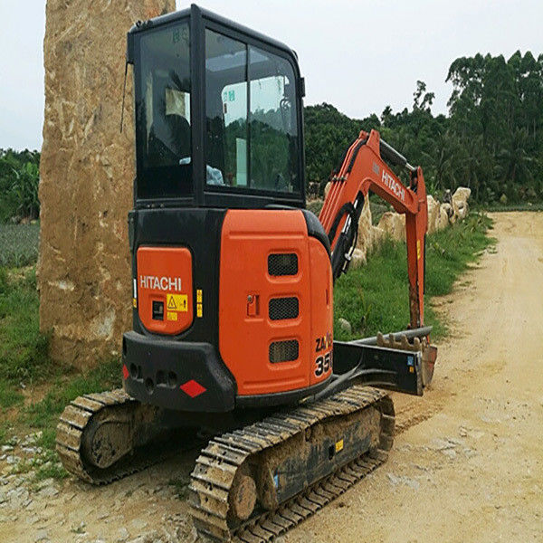 حفرة هيتاشي ZX35 المستخدمة الحفرة الزحفية 3.5 طن الحفرة ZX35U المصغرة مع المرفقات الهيدروليكية ZX35U-3