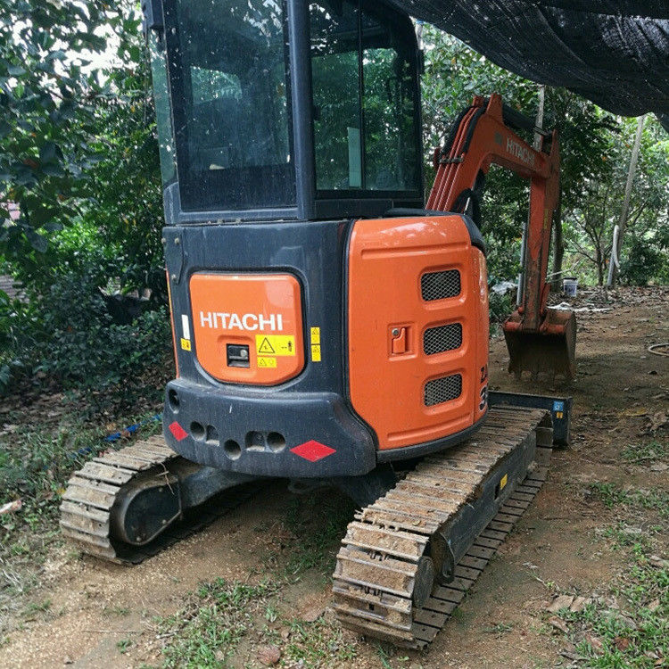 حفرة هيتاشي ZX35 المستخدمة الحفرة الزحفية 3.5 طن الحفرة ZX35U المصغرة مع المرفقات الهيدروليكية ZX35U-3