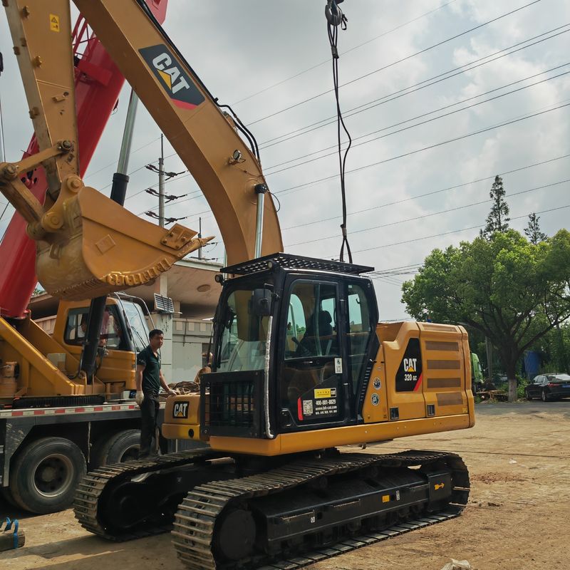 آلة حفر هيدروليكية مستعملة CAT320D 330 320GC حفرة زحفية يدوية/كاتربلير آلات بناء مستعملة
