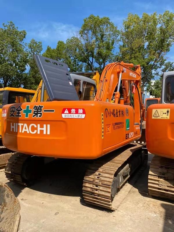 أكثر ما يُباع هو HITACHI ex120 الحفرة الهيدروليكية من يد ثانية نوعية جيدة/آلة حفرة مستعملة