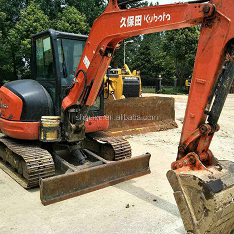 حفرة صغيرة مستعملة Kubota55 اليابان من أصل رخيص السعر/اليد الثانية الزحف الهيدروليكي حفرة Kubota55 جودة عالية
