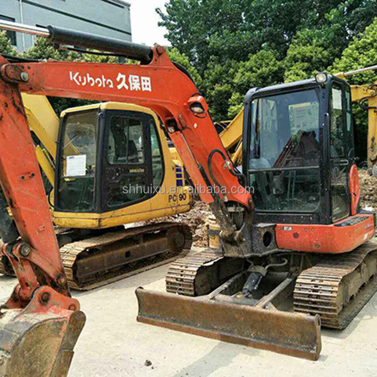 حفرة صغيرة مستعملة Kubota55 اليابان من أصل رخيص السعر/اليد الثانية الزحف الهيدروليكي حفرة Kubota55 جودة عالية