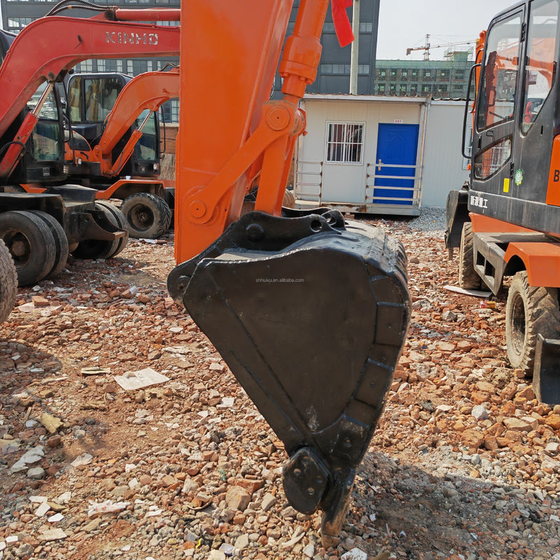 90 حفرة جديدة ذات عجلات يد ثانية DOOSAN DH150W-7 مستعمل حفرة ذات أربع عجلات