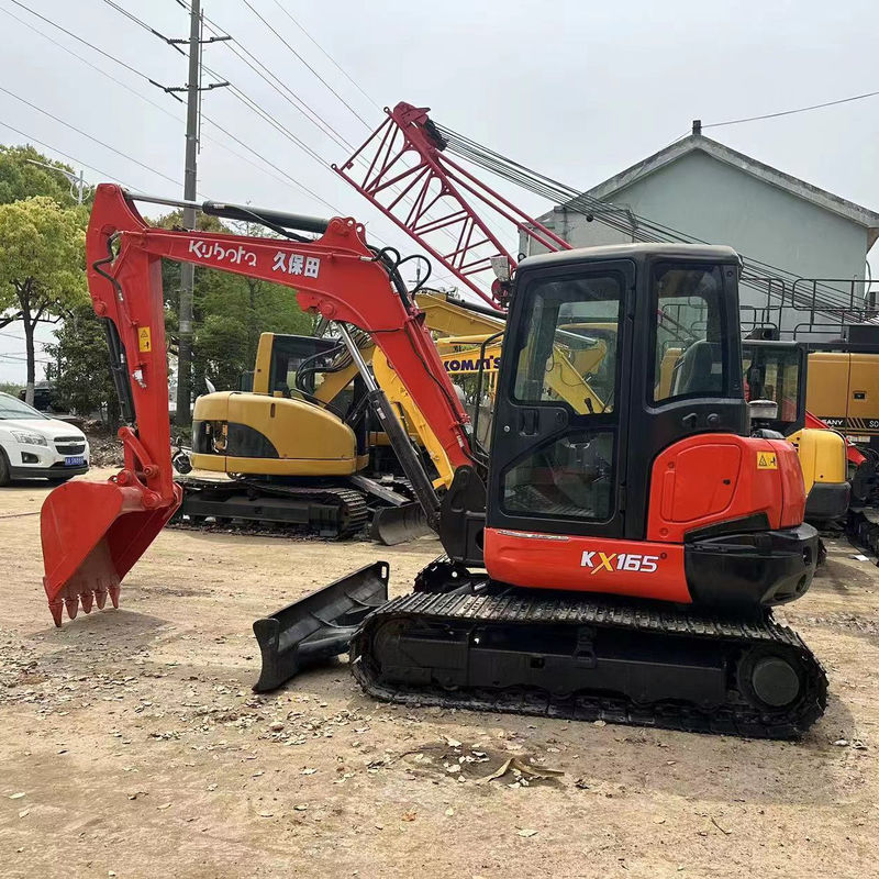 الحفرة المصغرة المستخدمة Kubota165 اليابان المنشأ السعر الرخيص/اليد الثانية الزحف الهيدروليكي الحفار Kubota165 جودة عالية