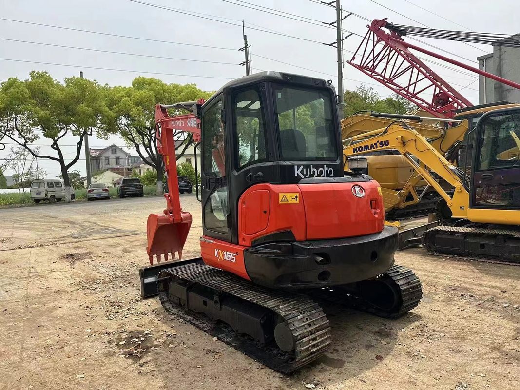 الحفرة المصغرة المستخدمة Kubota165 اليابان المنشأ السعر الرخيص/اليد الثانية الزحف الهيدروليكي الحفار Kubota165 جودة عالية