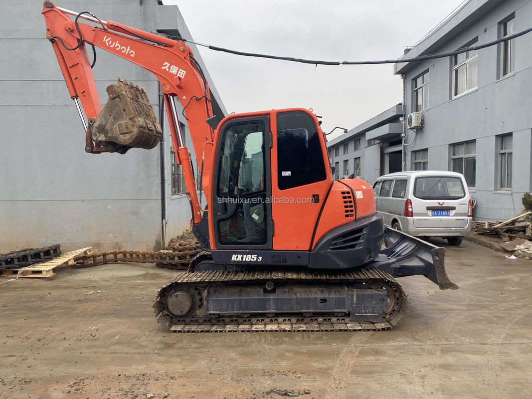 حفرة هيدروليكية مزحومة في حالة جيدة Kubota185 مستعملة سعر معقول للبيع / يد ثانية اليابان حفرة Kubota185