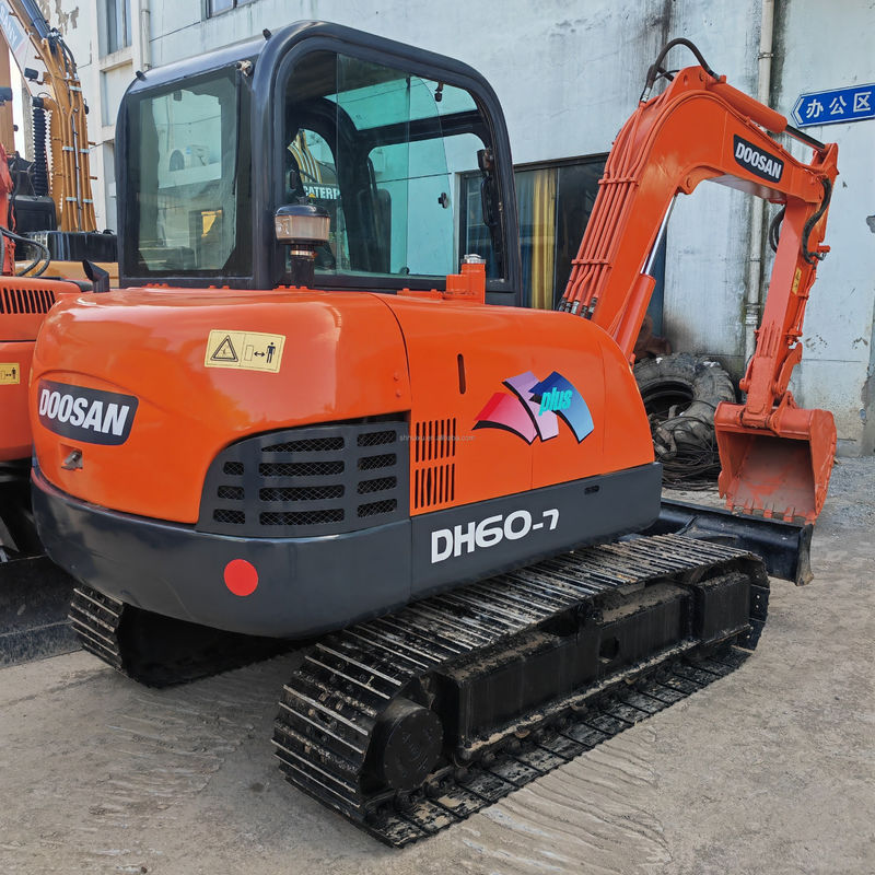 DH60 Dx60 Dh6 حفارة دوسان مستعملة حفارة يدوية 5.5 طن