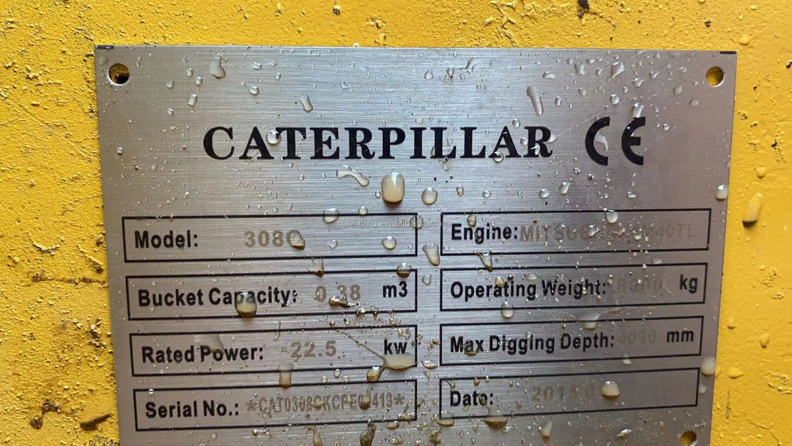 الحفارات المستخدمة CAT308 CAT 308c بناء الآلات الثقيلة CAT 303 CAT 306 الحفارة