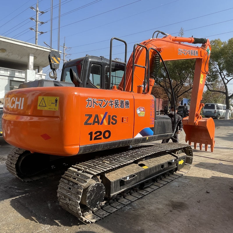 حفرة مستعملة هيتاشي ZX120 آلات الحفرة 12 طن حفرة مستعملة بناء هيتاشي ZX120 آلات البناء