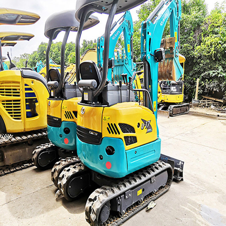 المستخدمة 2T Kubota U17 الحفر الزحف الهيدروليكي لديهم جودة عالية مع سعر خصم على البناء