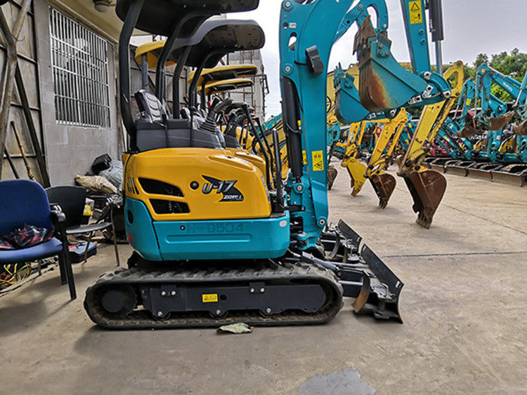 المستخدمة 2T Kubota U17 الحفر الزحف الهيدروليكي لديهم جودة عالية مع سعر خصم على البناء