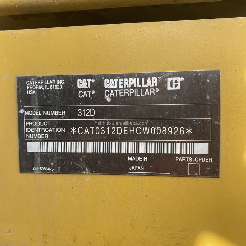 نوعية عالية 12t مستعمل CAT 312d الحفرة الزحفية سعر جيد للبيع CAT 303 القط 306 الحفرة