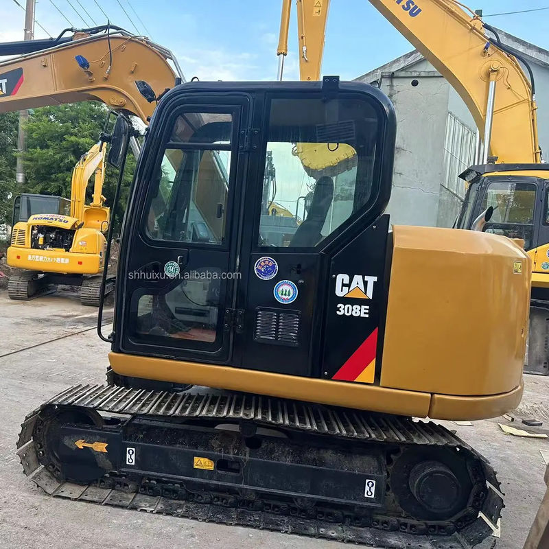 مبنى يستخدم كاتربيلر CAT 308E كراولر حفرة آلة اليابانية حفرة مستعملة للبيع
