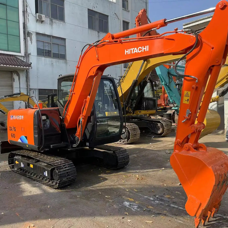 90%جديد حفرة مستعملة هيتاشي ZX60 حفرة مصغرة 6 طن حفرة مستعملة في اليابان