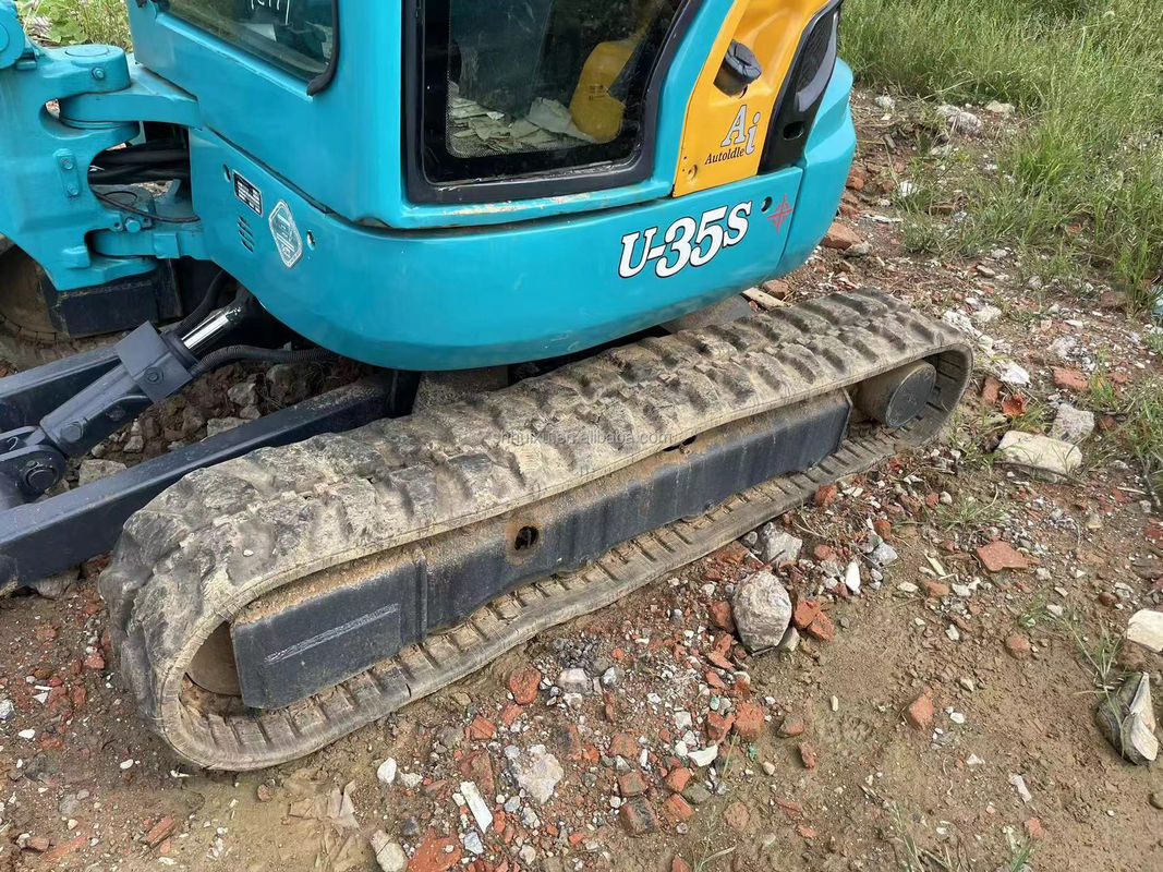 ساعات عمل منخفضة Kubota U35S حفرة بيع حفرة مستعملة مع محرك عالي الجودة ومضخة حفرة مستعملة رخيصة المعدات المستعملة