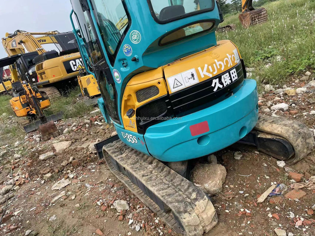 ساعات عمل منخفضة Kubota U35S حفرة بيع حفرة مستعملة مع محرك عالي الجودة ومضخة حفرة مستعملة رخيصة المعدات المستعملة