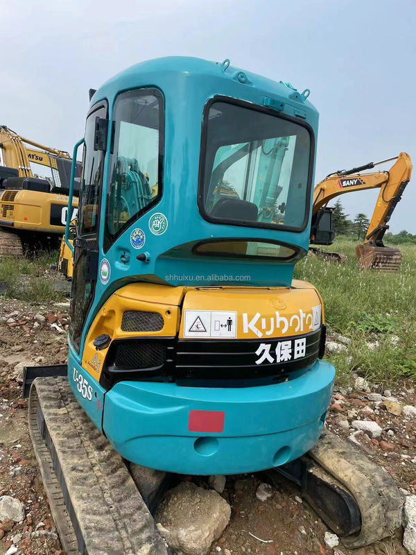 ساعات عمل منخفضة Kubota U35S حفرة بيع حفرة مستعملة مع محرك عالي الجودة ومضخة حفرة مستعملة رخيصة المعدات المستعملة