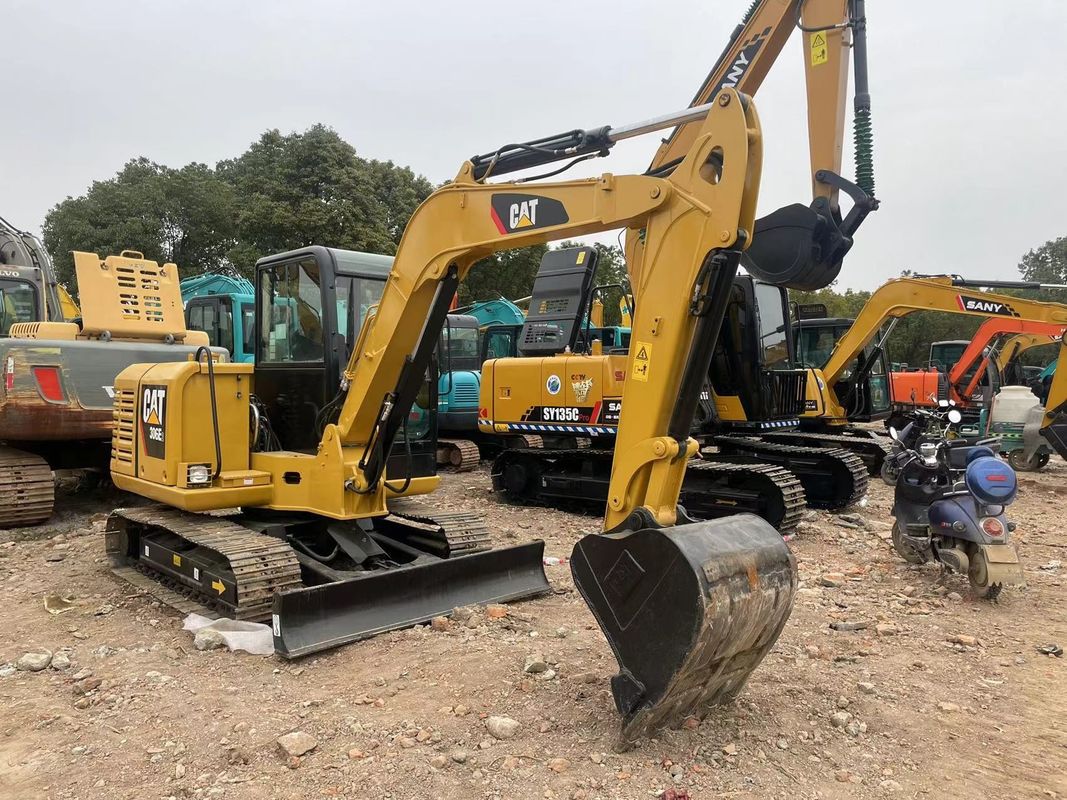 حفرة صغيرة مستعملة CAT306E حفرة مستخدمة آلات حفرة قطة 6 طن مستخدمة الصين حفرة صغيرة