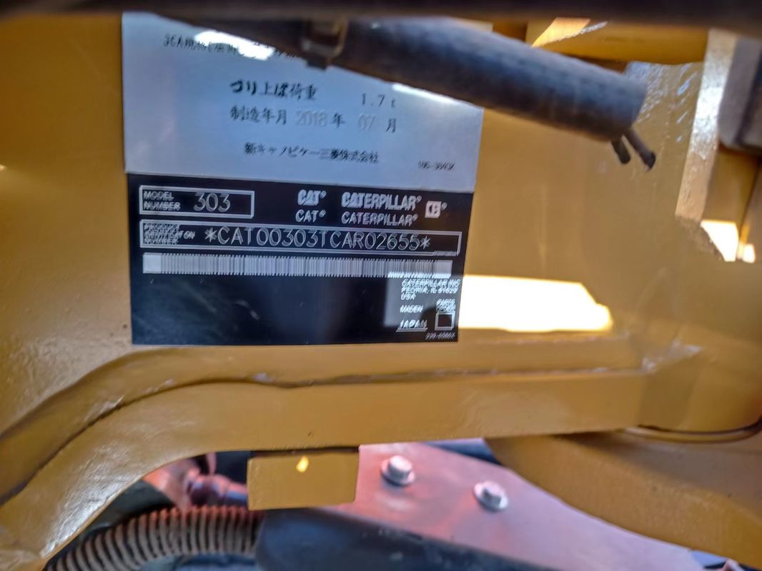 الحفرة المصغرة المستخدمة CAT303 دون قيادة سيارة أجرة حفرة الأرض اليدوية الصين حفرة مصغرة