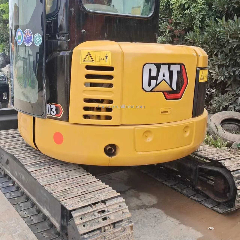 الحفرة المصغرة المستخدمة CAT303 مع سيارة القيادة حفرة الأرض اليدوية الصين حفرة مصغرة