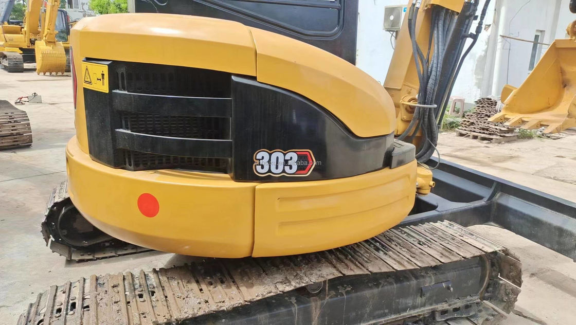 الحفرة المصغرة المستخدمة CAT303 مع سيارة القيادة حفرة الأرض اليدوية الصين حفرة مصغرة