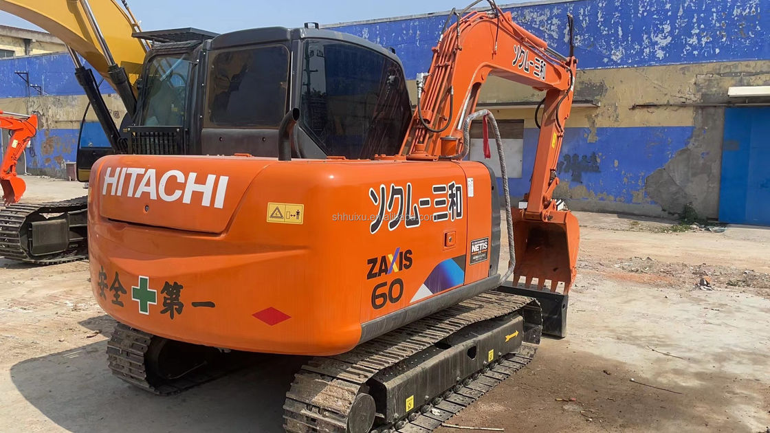 الجودة هيتاشي ZX60 مستعملة 6 طن الحفارات المصغرة 60 نموذج يد ثانية الطلاء الأصلي الدقيقة أنا الحفارة هيتاشي