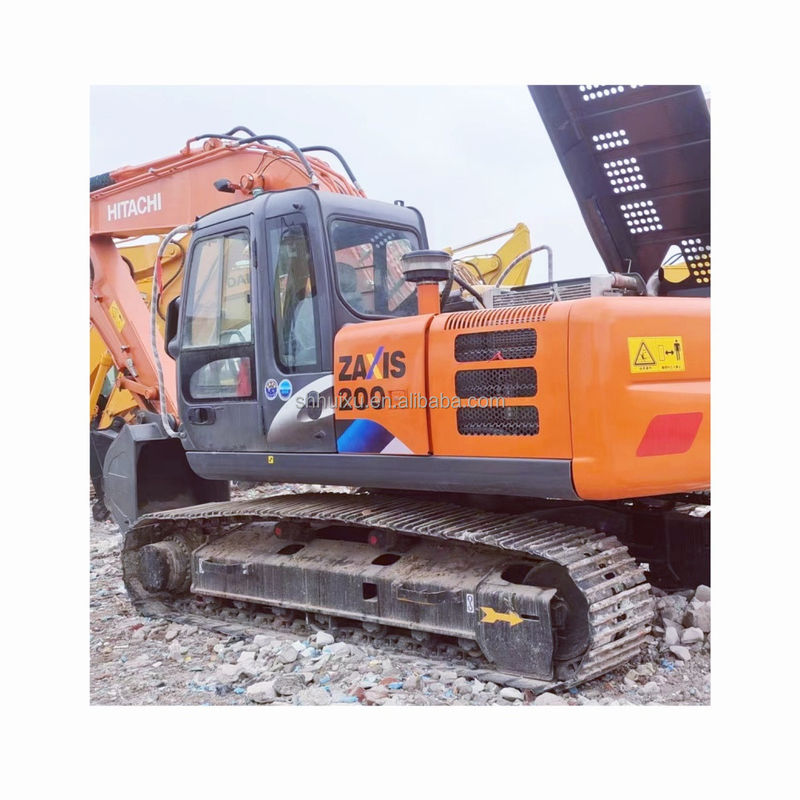 اليابانية مستعملة هيتاشي Ex200 كراولر الحفرة بناء يد ثانية في حالة جيدة هيتاشي zx200