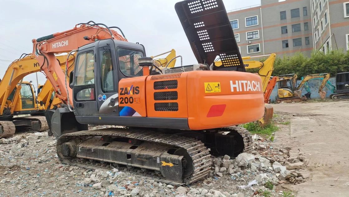 اليابانية مستعملة هيتاشي Ex200 كراولر الحفرة بناء يد ثانية في حالة جيدة هيتاشي zx200