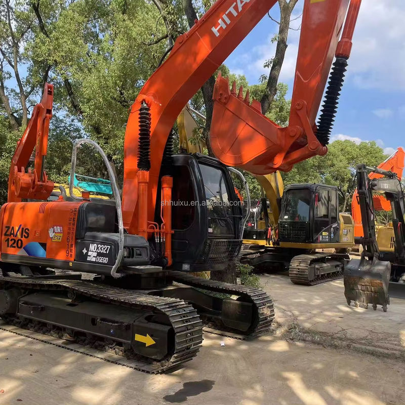 حفرة هيتاشي ZX120 مستعملة هل لديك شهادة حفرة كهربائية مستعملة حفرة هيتاشي ZX120 مسارات