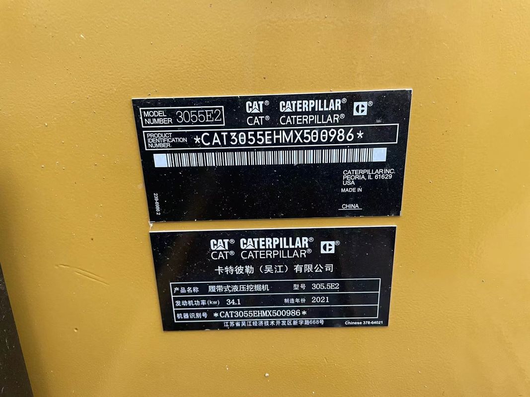 حفرة مستعملة CAT305.5 حفرة مستخدمة آلات 5.5 طن حفرة القطط مستخدمة حفرة مستخدمة cat3055
