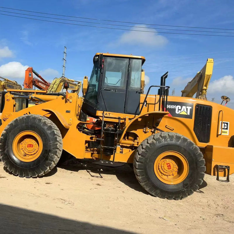 6 طن محمل مستعمل CAT966H عث مستخدم 966 محمل عجلات محفر مستخدم الجرار