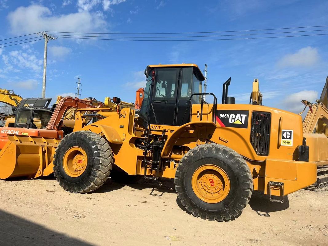 6 طن محمل مستعمل CAT966H عث مستخدم 966 محمل عجلات محفر مستخدم الجرار