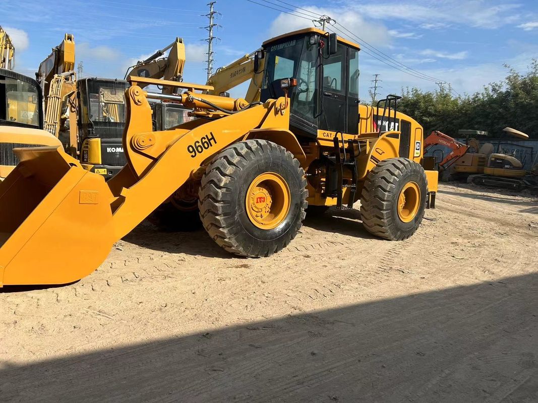6 طن محمل مستعمل CAT966H عث مستخدم 966 محمل عجلات محفر مستخدم الجرار