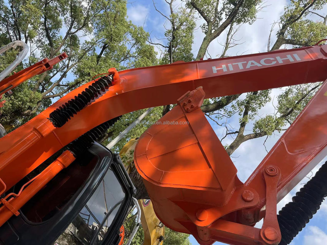 12000kg Zx120 حفر هيتاشي مستعمل يد ثانية مع الطلاء الأصلي 0.51m3