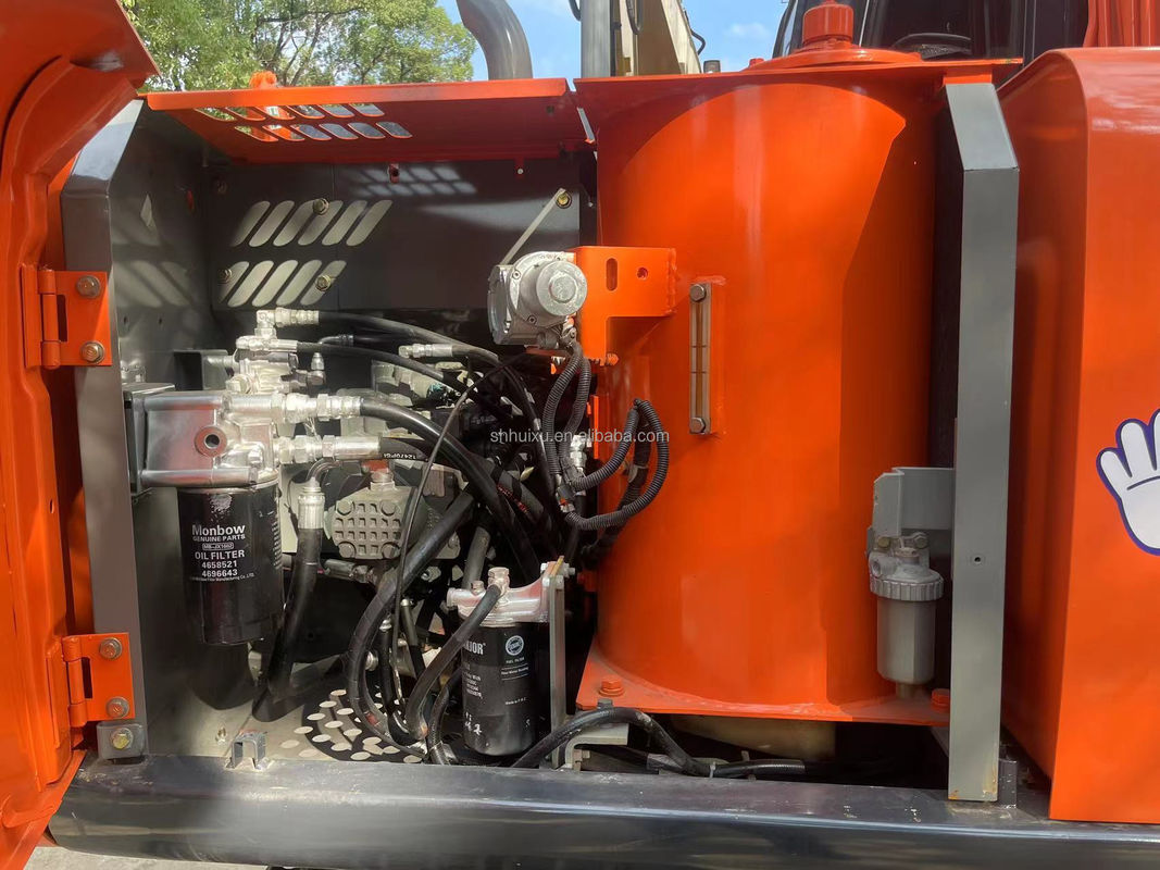 12000kg Zx120 حفر هيتاشي مستعمل يد ثانية مع الطلاء الأصلي 0.51m3