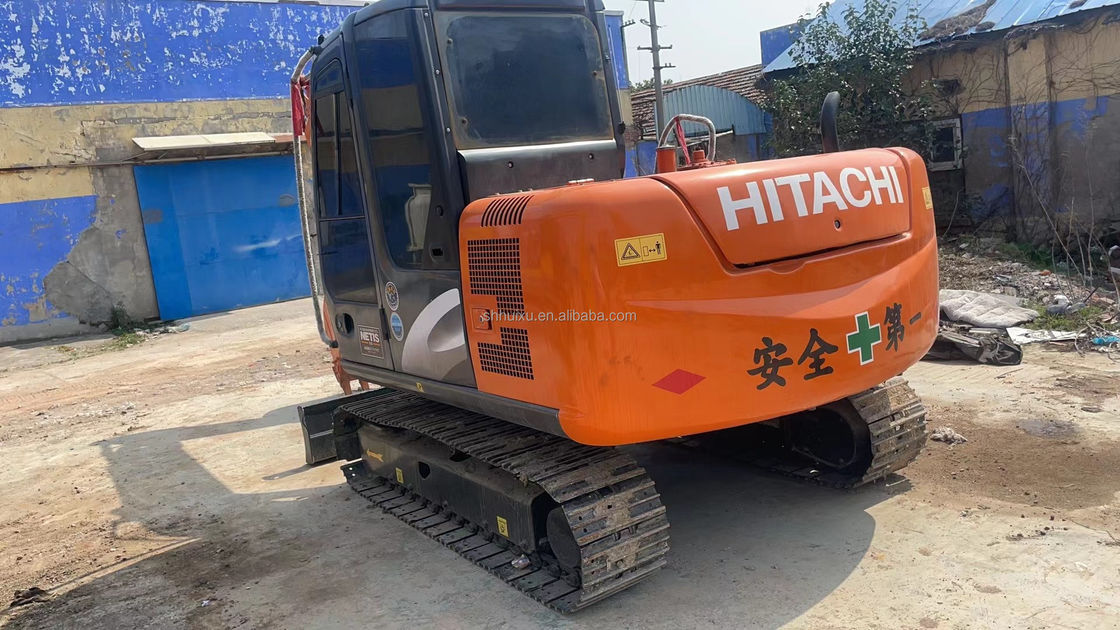 6000KG Zx60 حفرة هيتاشي مستعملة لون أصلي حفرة هيتاشي مصغرة مستعملة
