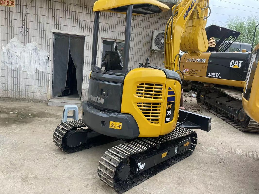 كوماتسو PC35MR الحفرة المصغرة المستخدمة آلة بناء الحفرة الزحفية المصغرة المستخدمة كوماتسو PC35
