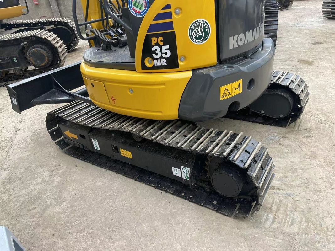 كوماتسو PC35MR الحفرة المصغرة المستخدمة آلة بناء الحفرة الزحفية المصغرة المستخدمة كوماتسو PC35