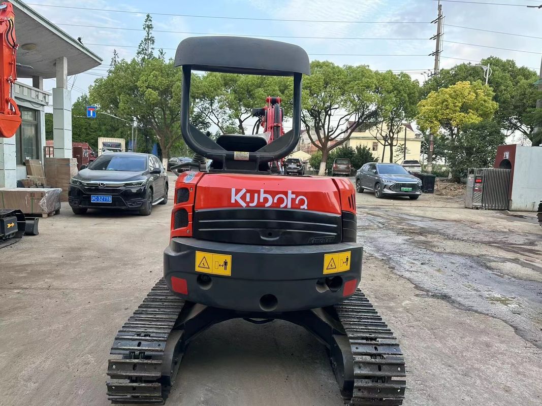 0.15m3 دلو الأحمر ميني حفرة مستعملة كوبوتا U35 يد ثانية ميني حفرة