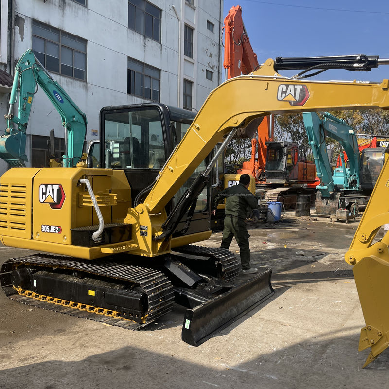 تجربة فائقة القيمة حفرة CAT 305.5 مستعملة CAT 305.5E2 307d 306 308c حفرة صغيرة للبيع