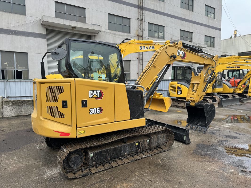 الحفرة المستخدمة Caterpillar cat306 307.5 308 يد ثانية اليابان المحرك cat306 شهادة EPA