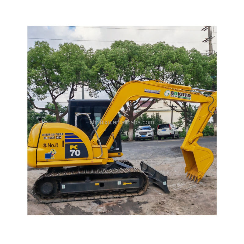 7 طن اللون الأصلي كوماتسو الحفارة المستخدمة كوماتسو Pc70 7000KG
