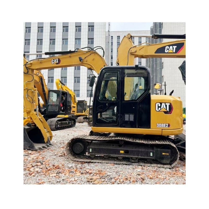 الحفرة المستخدمة Caterpillar cat3068E 307.5 306 يد ثانية اليابان المحرك cat 306 شهادة EPA معدات البناء الصغيرة